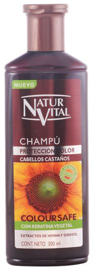 Naturaleza y Vida Champ&uacute; Color Casta&ntilde;o 300 ml
