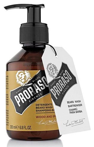 Proraso Champ&uacute; Barba Madera y Especias 200 ml