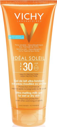 Vichy Gel ultra fundente para aplicar sobre piel seca o mojada SPF 30