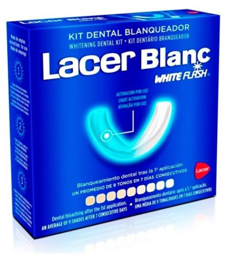 Lacer Blanc White Flash Blanqueamiento Dental Set 3 Piezas