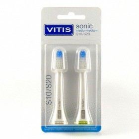 Vitis Sonic Recambio Cepillo Medio 2 Unidades