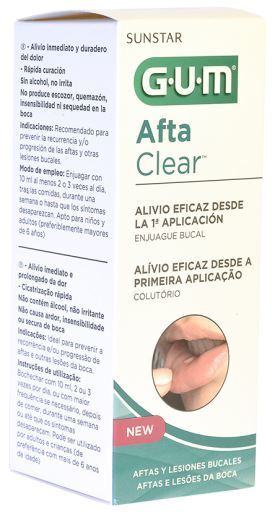 Sunstar Gum Colutorio Afta Clear 120 ml
