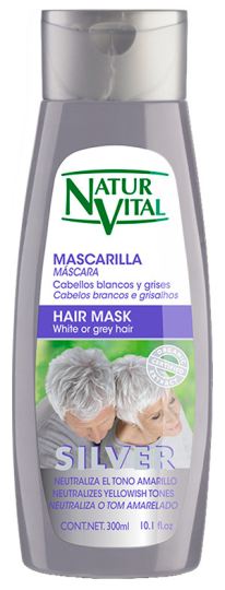 Naturaleza y Vida Mascarilla Silver White Or gray Hair 300 ml