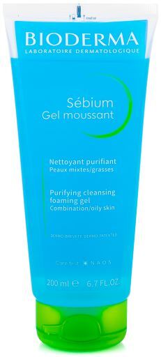 Bioderma Sebium gel moussant purificante 200 ml