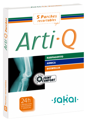 Sakai Arti-Q Parches alivio directo y localizado 5 unidades