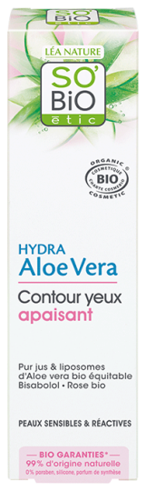 SO'BiO &eacute;tic Contorno de Ojos Calmante Bisabolol & Aloe vera bio 15 ml