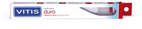 Vitis cepillo dental adulto duro caja