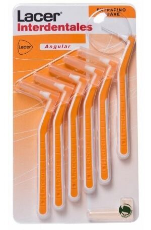 Lacer Lacer cepillo interdental cilindrico angular extrafino suave