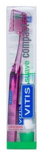 Vitis Cepillo Dental Compact Suave + Aloe 15 ml