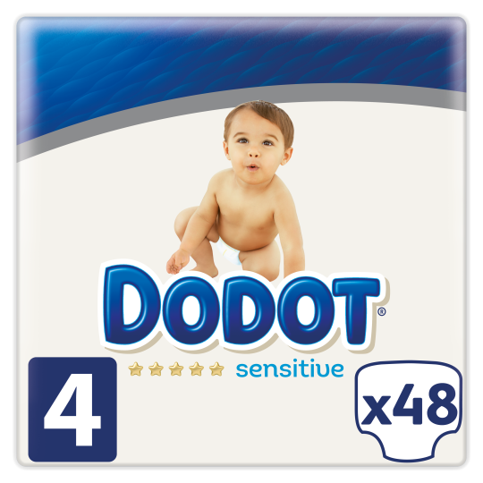 Dodot Sensitive Pa&ntilde;al Talla 3 con 56 Unidades