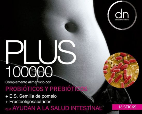 Direct Nutrition Probi&oacute;ticos Plus 100.000 16 Sticks