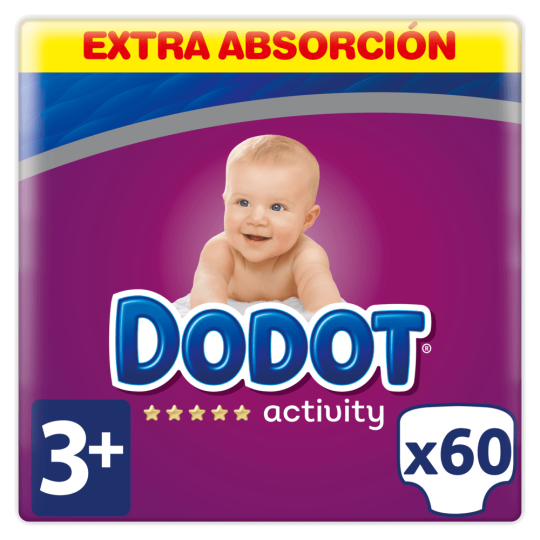 Activity Extra Pa&ntilde;ales Talla 3 con 60 Uds