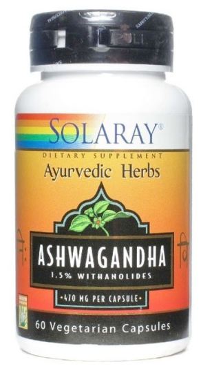 Solaray Ashwagandha 470 Mg 60 VegCaps