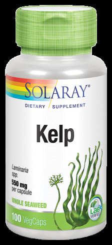 Solaray Kelp 550mg 100 Vegan C&aacute;psulas