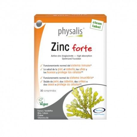 Physalis Zinc Forte 30 Comprimidos