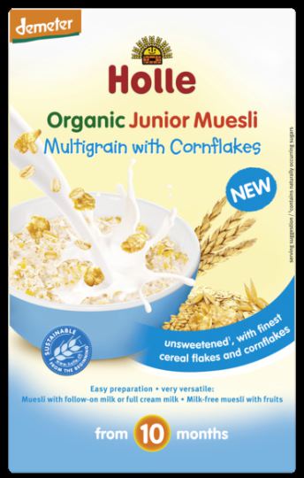 Holle Papilla de Muesli Multicereales con Ma&iacute;z +10 Meses