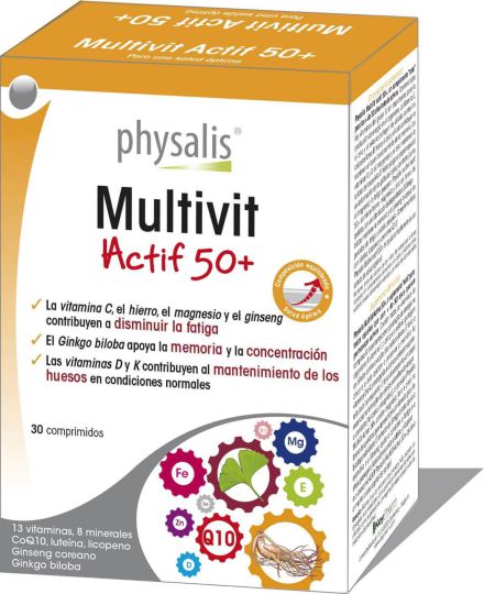 Physalis Multivit Actif 50 30 Comprimidos