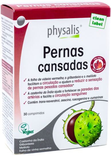 Physalis Piernas Cansadas 30 Comprimidos