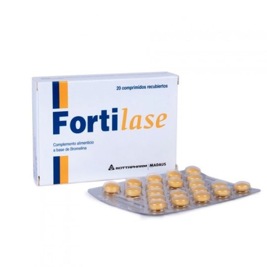 Fortilase 20 Comprimidos Fortilase 20 Comprimidos