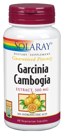 Solaray Garcinia Cambogia 500 mg 60 C&aacute;psulas Vegetales