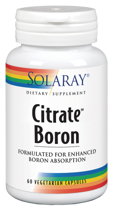 Boro Citrato 500 mg 60 C&aacute;psulas Vegetales