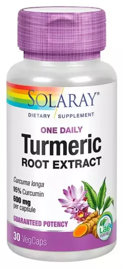 Solaray Turmeric 600 mg 30 C&aacute;psulas