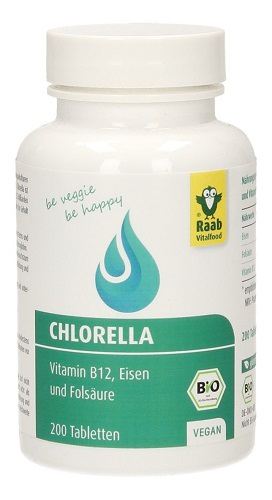 Raab Chlorella bio 400mg, 200 comprimidos