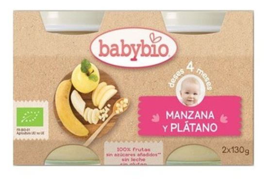 Manzana/Plátano 2X130g Bio Manzana/Plátano 2X130g Bio