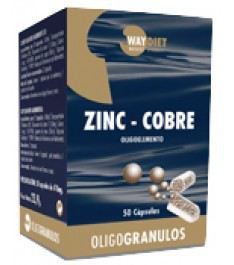 Waydiet Zinc + Cobre Oligogranulos 50 C&aacute;psulas