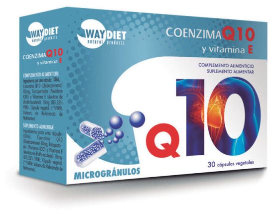 Waydiet Co Q10 + Vitamina E 30 C&aacute;psulas