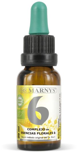 Marnys Complejo Floral Bio F&oacute;rmula 6 Voluntad-decisi&oacute;n 20 ml