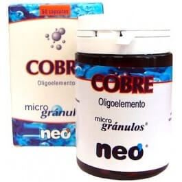 Cobre Microgranulos 50 C&aacute;psulas