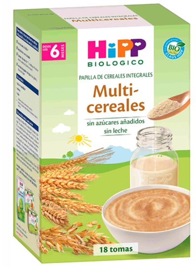 Hipp Papilla Bi&oacute;logica Multicereales 6m+ 400 gr