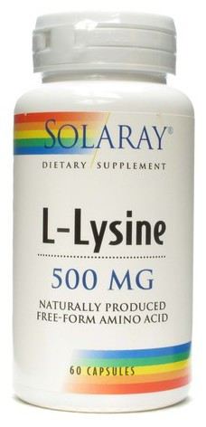L-Lysine 500 mg 60 Cápsulas