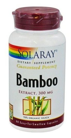 Solaray Bamboo 300 mg 60 C&aacute;psulas