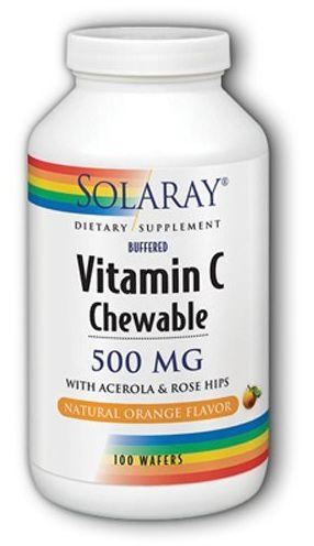 Vitamina C-500 Sabor Naranja 100 Comprimidos Masticables