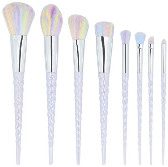 Tools For Beauty Set Brochas Maquillaje Unicornio Pastel 8 piezas